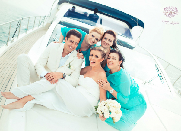 Свадьба на яхте в ОАЭ