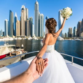 Свадьба в Дубае на яхте