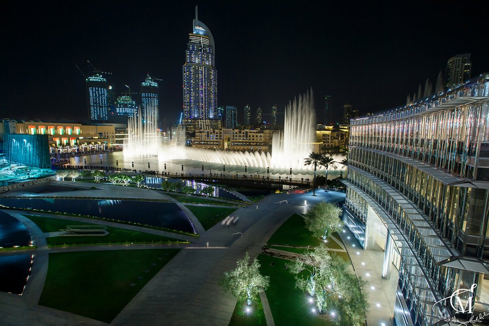Знаменитые поющие фонтаны Дубая